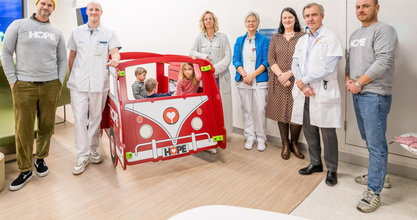 Hope on Wheels voor UZ Leuven